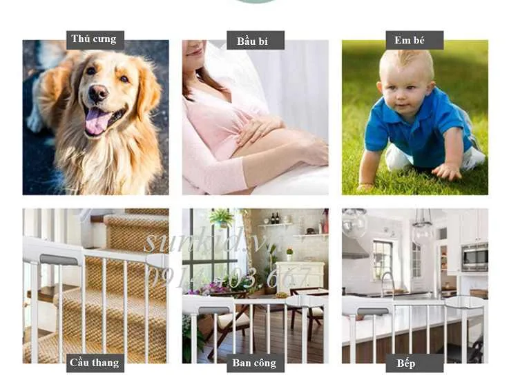Chắn cầu thang không khoan 8162 5 Chắn cầu thang không khoan 8162, thanh chắn cầu thang không cần khoan đục