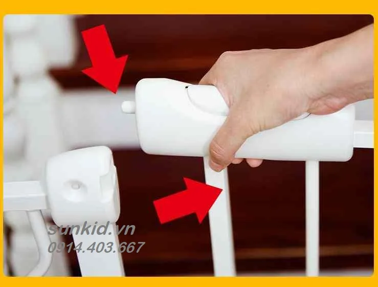 Thanh chắn cầu thang Umoo, chắn cửa không khoan Umoo 08161
