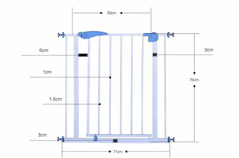 Chắn cửa không cần khoan 616