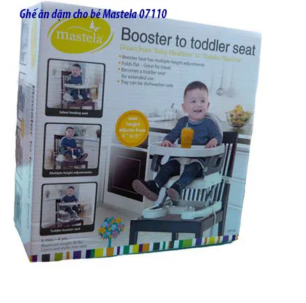 Ghế ăn dặm cho bé Mastela 07110