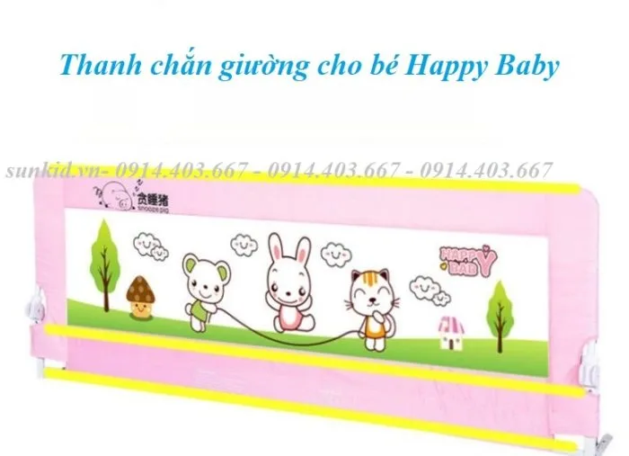 Thanh chắn giường happy Baby an toàn cho bé
