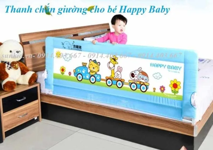 Thanh chắn giường happy Baby an toàn cho bé