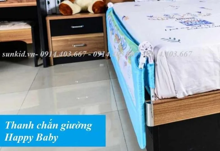 Thanh chắn giường happy Baby an toàn cho bé