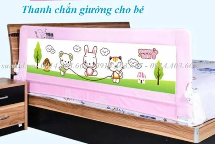 Thanh chắn giường happy Baby an toàn cho bé