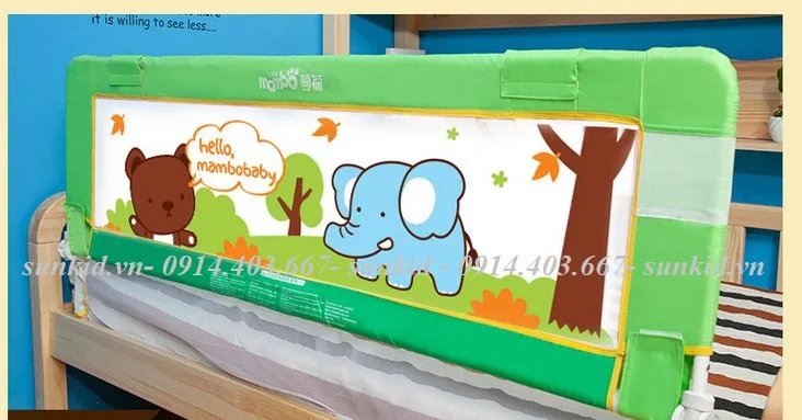 Thanh chắn giường Mambo kích thước 1,8m và 2m