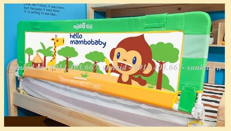 Thanh chắn giường Mambo 3 Thanh chắn giường Mambo kích thước 1,8m và 2m