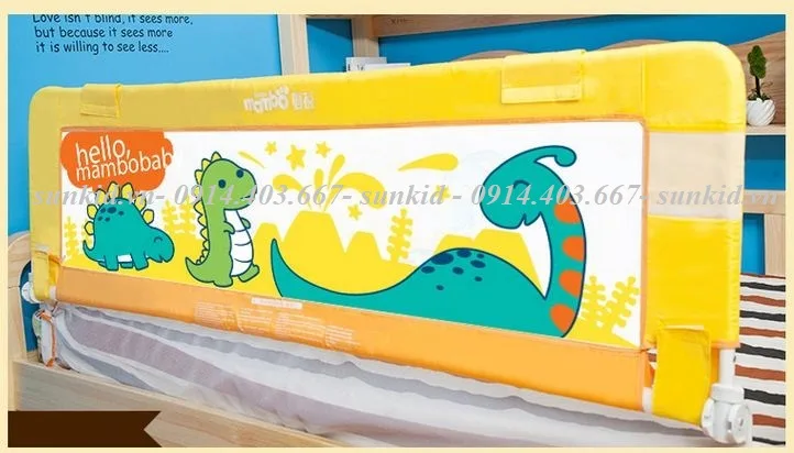 Thanh chắn giường Mambo kích thước 1,8m và 2m