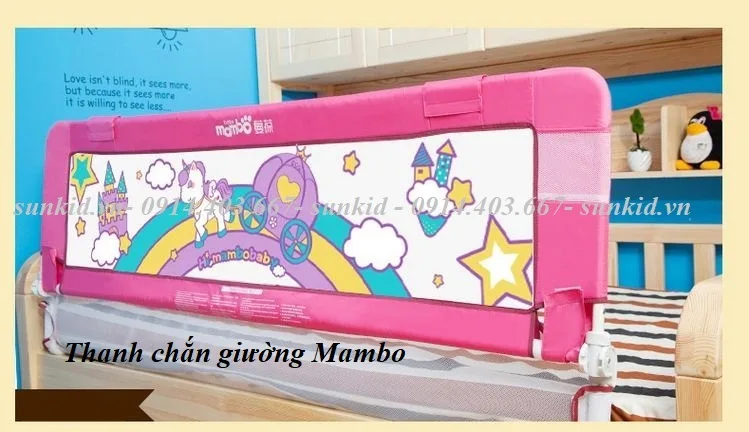 Thanh chắn giường Mambo kích thước 1,8m và 2m
