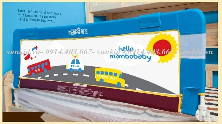 Thanh chắn giường Mambo kích thước 1,8m và 2m