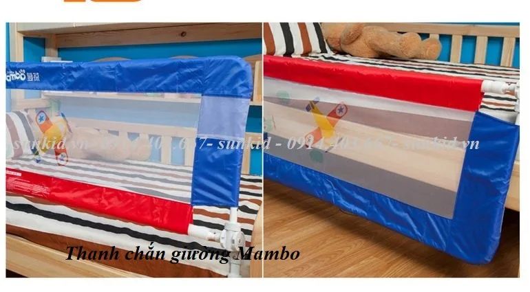 Thanh chắn giường Mambo kích thước 1,8m và 2m
