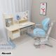 Bàn học sinh umoo um-1696, bộ bàn ghế học sinh Umoo màu xanh