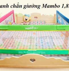 Thanh chắn giường Mambo kích thước 1,8m và 2m